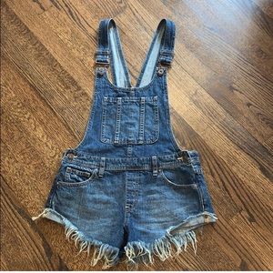 Free people overall shorts